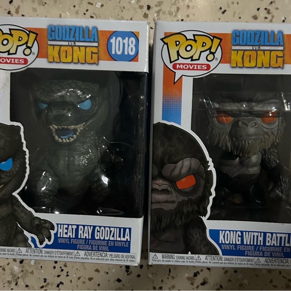 Godzilla vs Kong Funko Pop Set